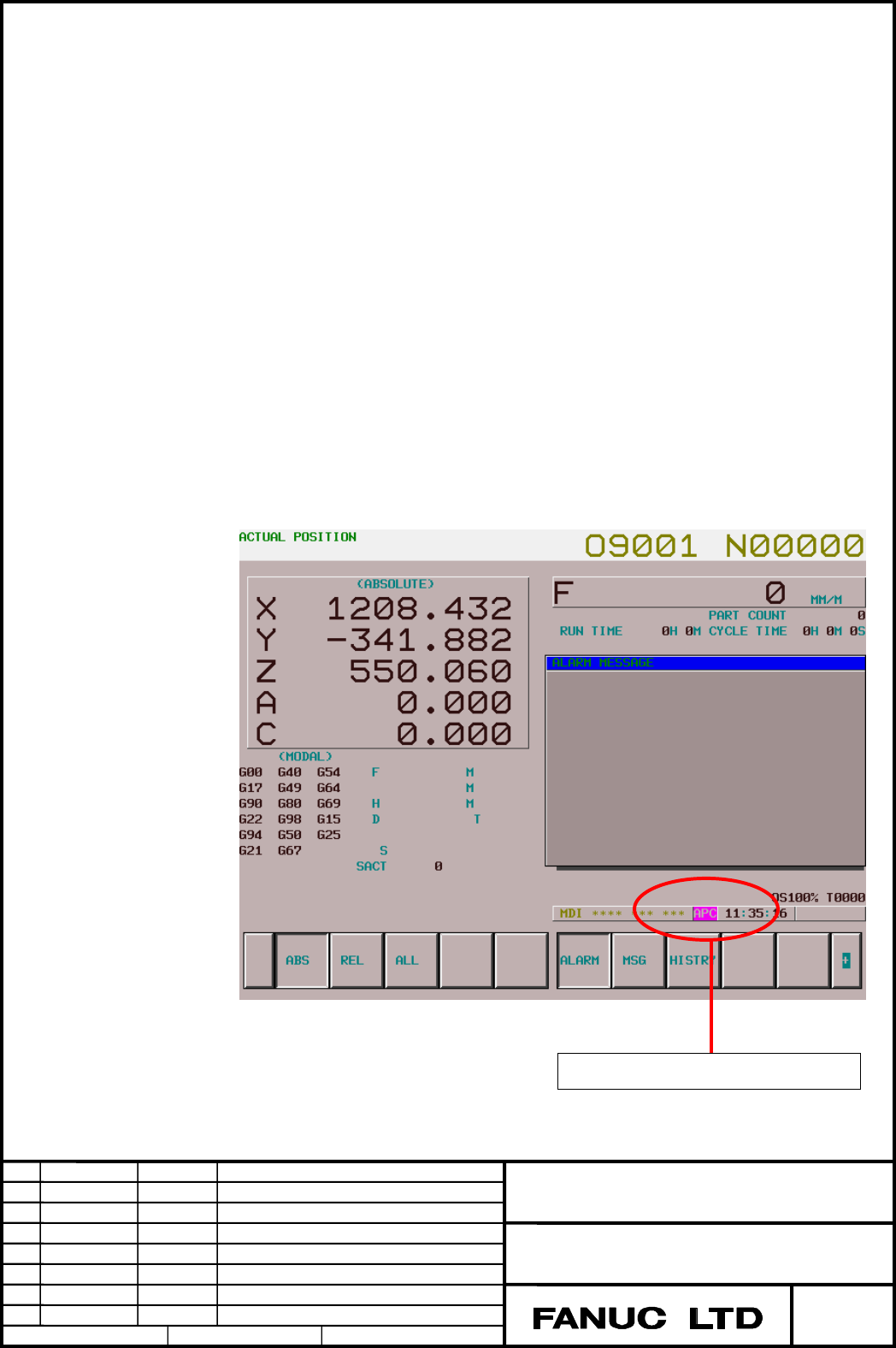 FS 16i/18i/21i-A/B, Addition Of Absolute Position Detector Battery Low ...