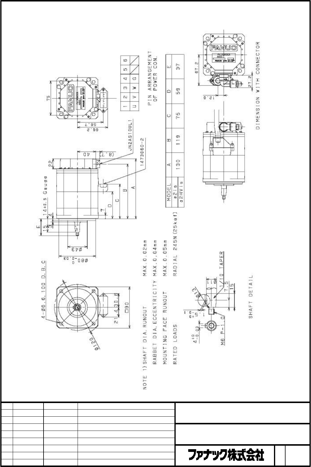 AC Servo Motor Beta Is Descriptions Page 187 Of 243 | Fanuc CNC