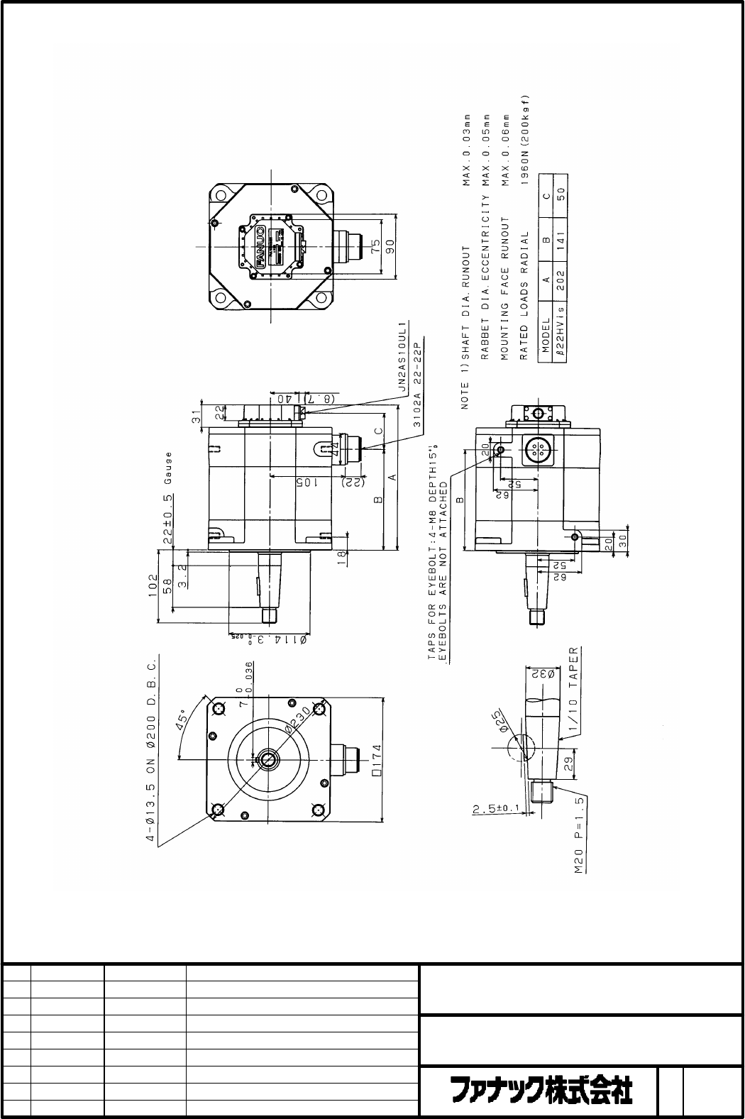 AC Servo Motor Beta Is Descriptions Page 213 Of 243 | Fanuc CNC